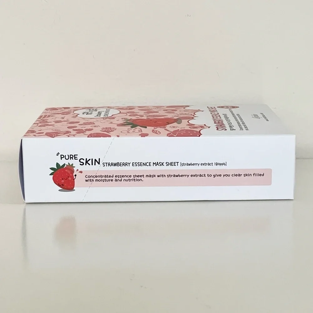 Esfolio Strawberry Essence Face Mask Sheet Moisturizing Facial Treatment - Picture 8 of 12
